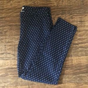 💟H&M Navy patterned dress pants 💟